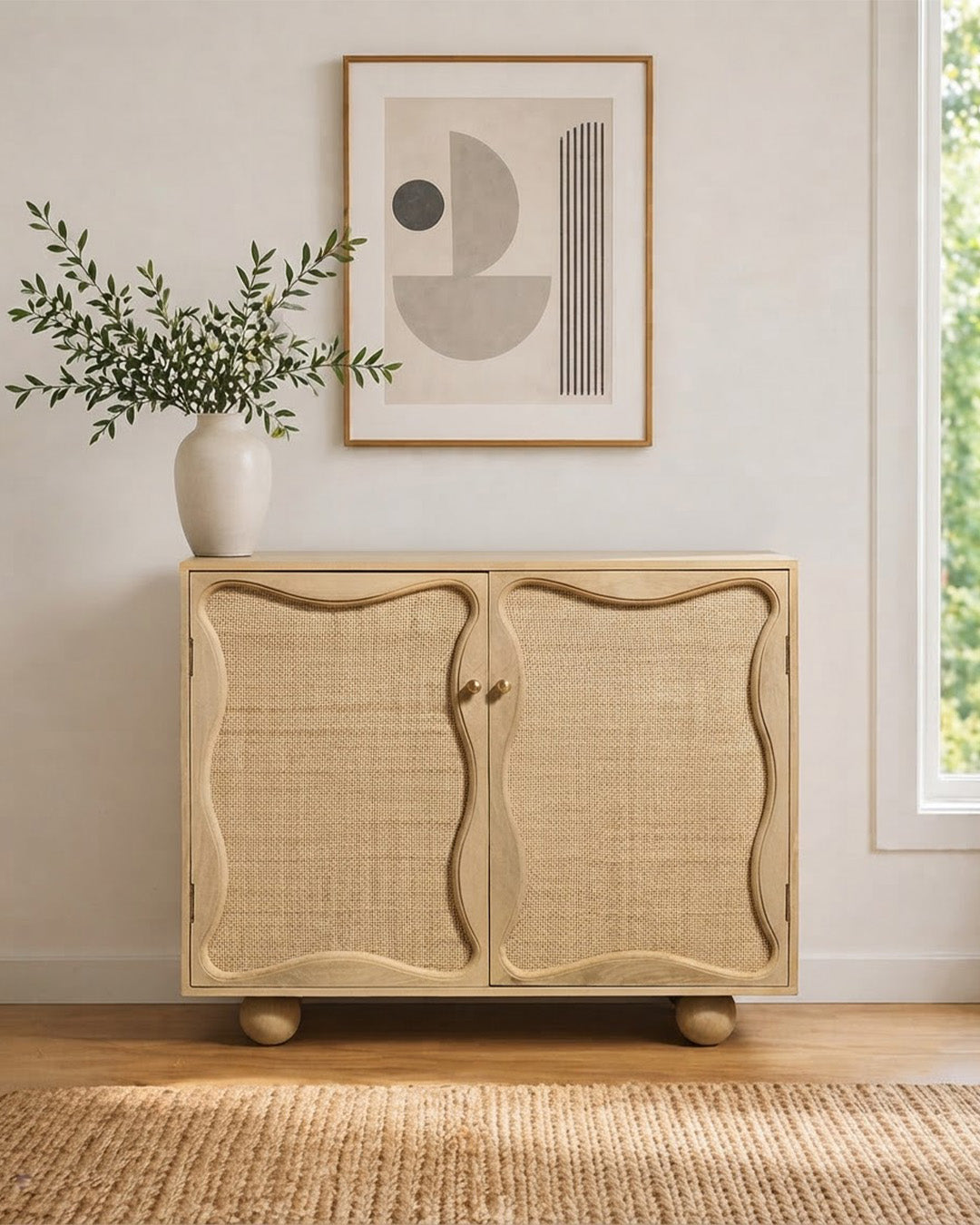 Cedric Sideboard Front Angle View
