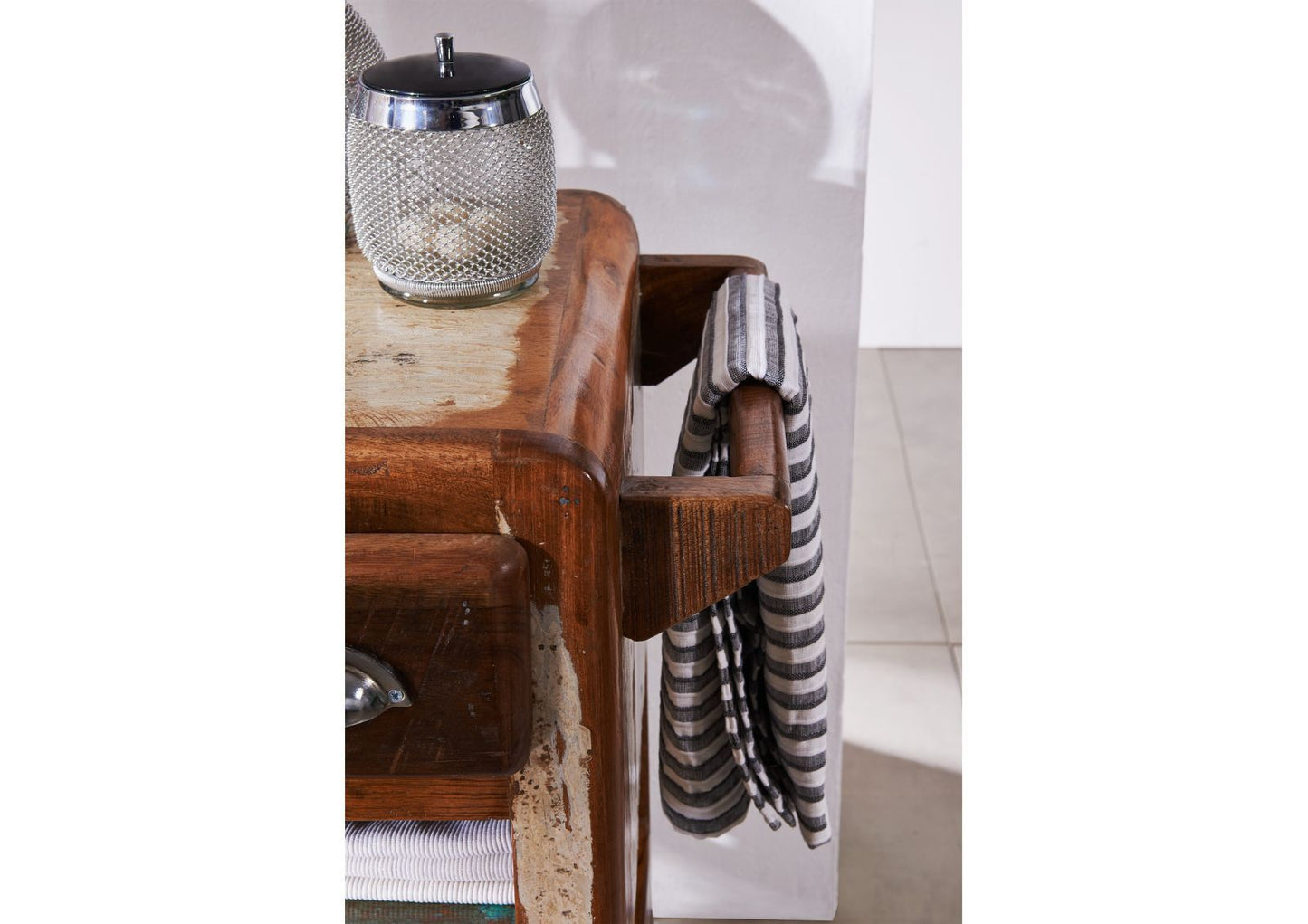 Desert Solid Wood Bar Trolley - Ramgarh Crafts
