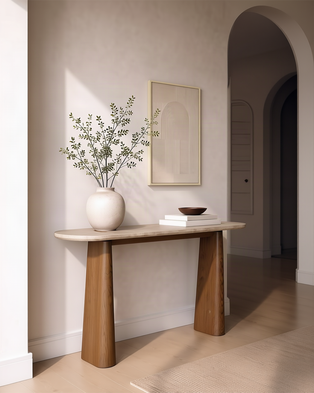 Elf Console Table Left Angle View