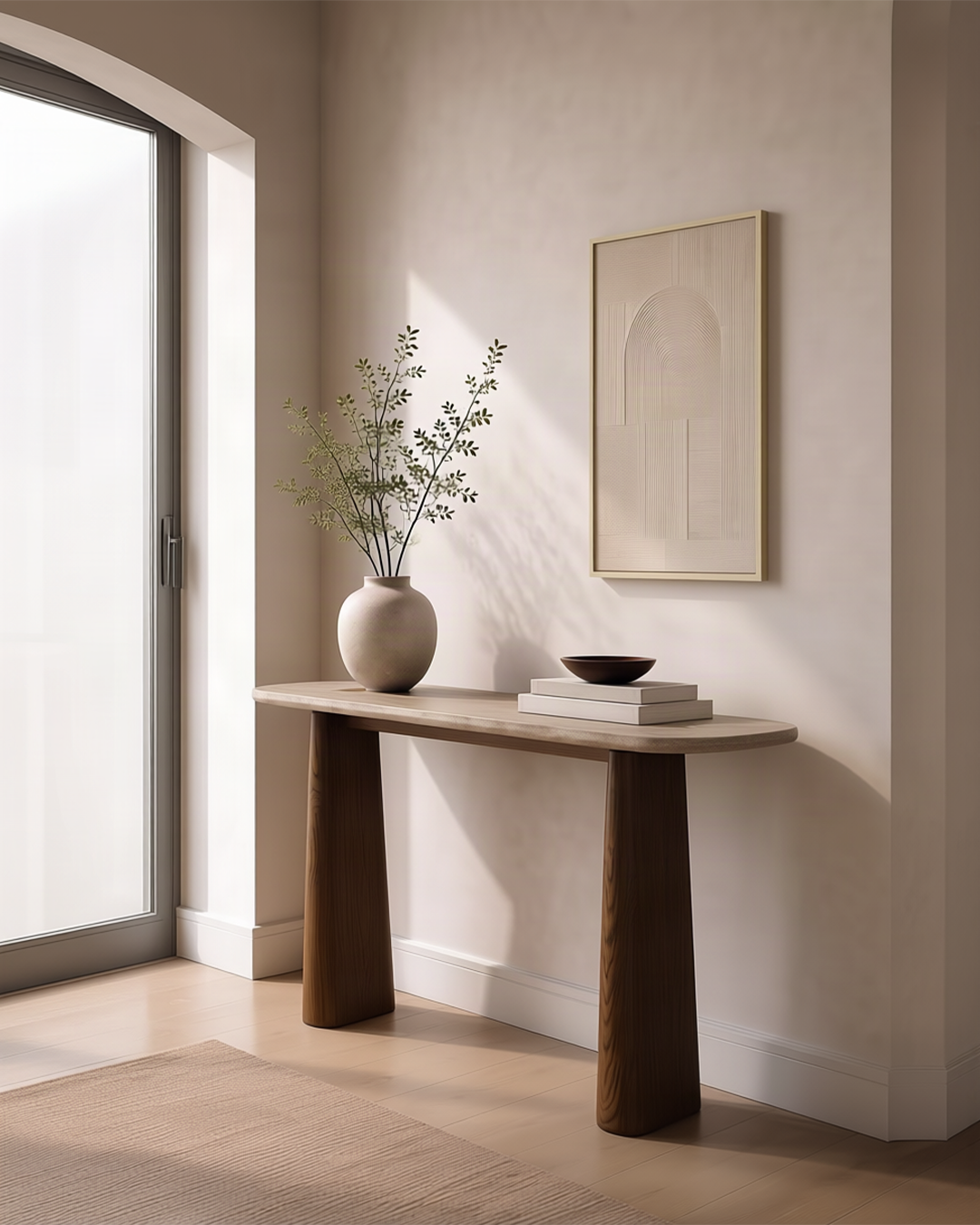 Elf Console Table Right Angle View