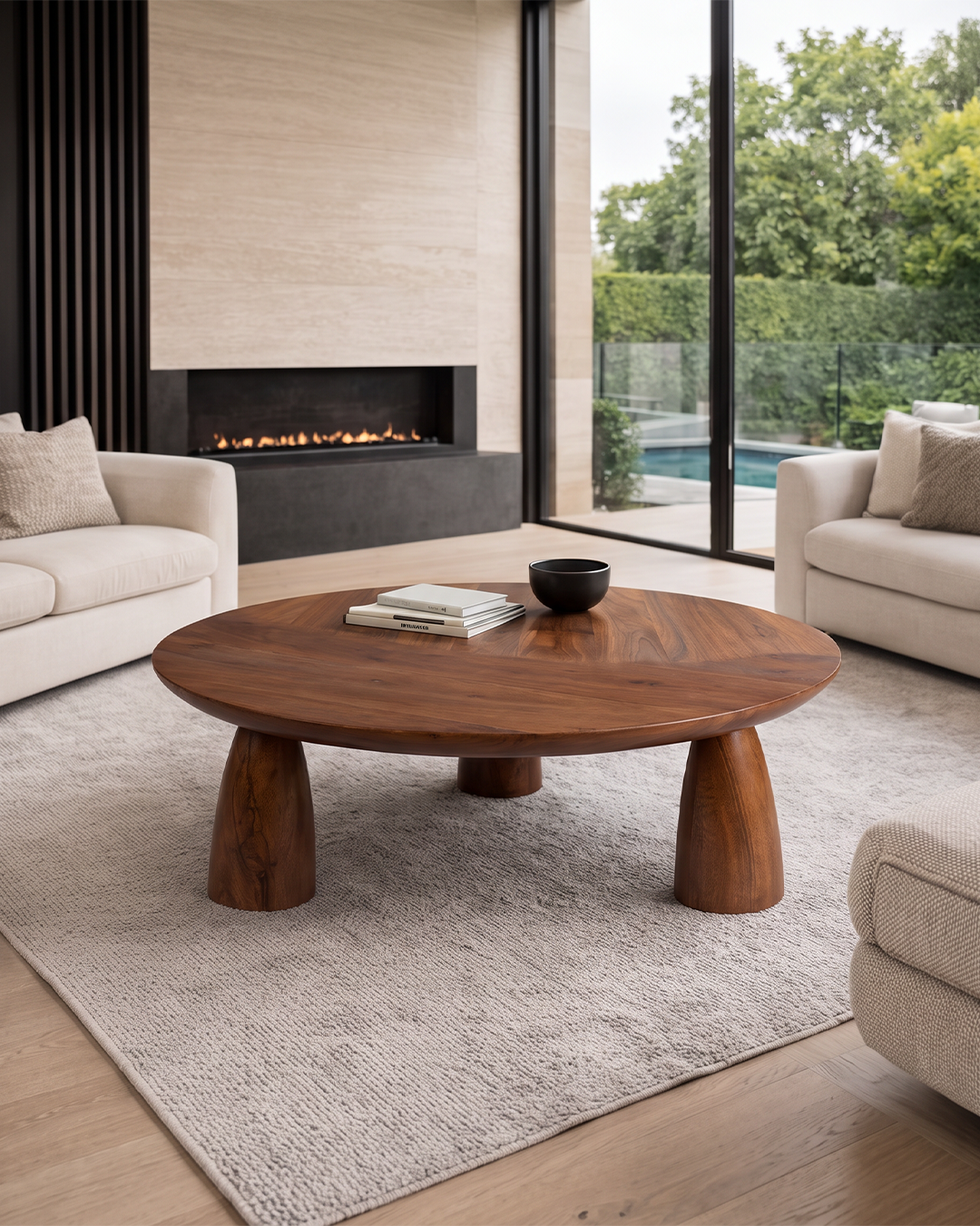 Mason Coffee Table Wide Angle View