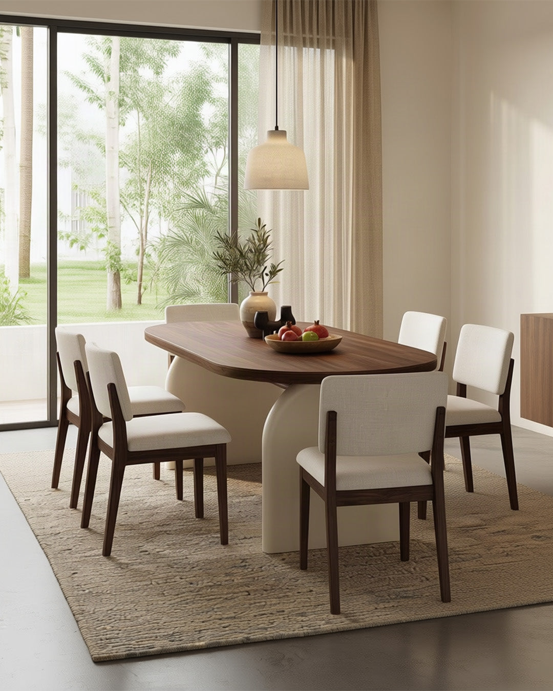 Mavelle Dining Table Front Angle View