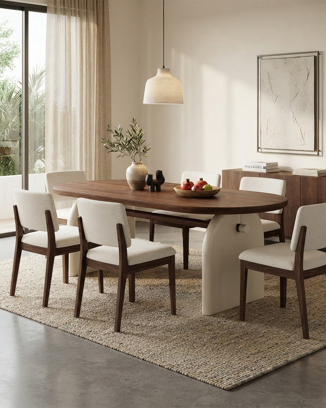 Mavelle Dining Table Rear Angle View