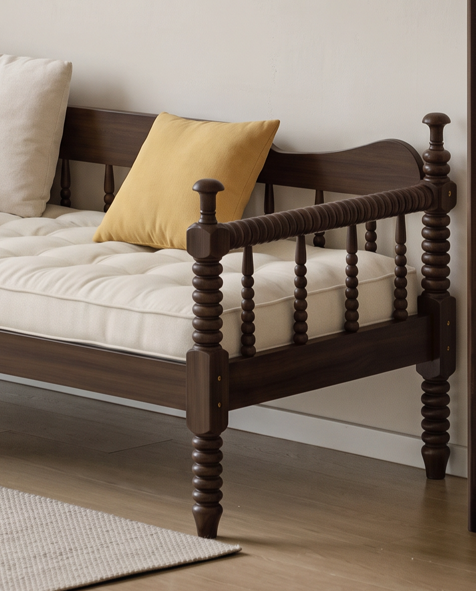 Nidra Day Bed Armrest Detail View