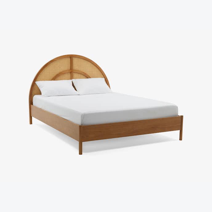 Richie Rattan Bed - Ramgarh Crafts