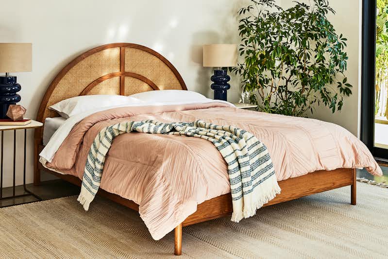 Richie Rattan Bed - Ramgarh Crafts