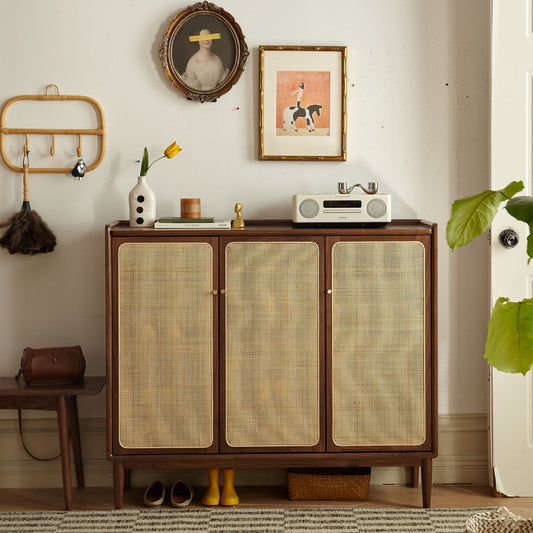 Brawn Shoe Cabinet - Ramgarh Crafts