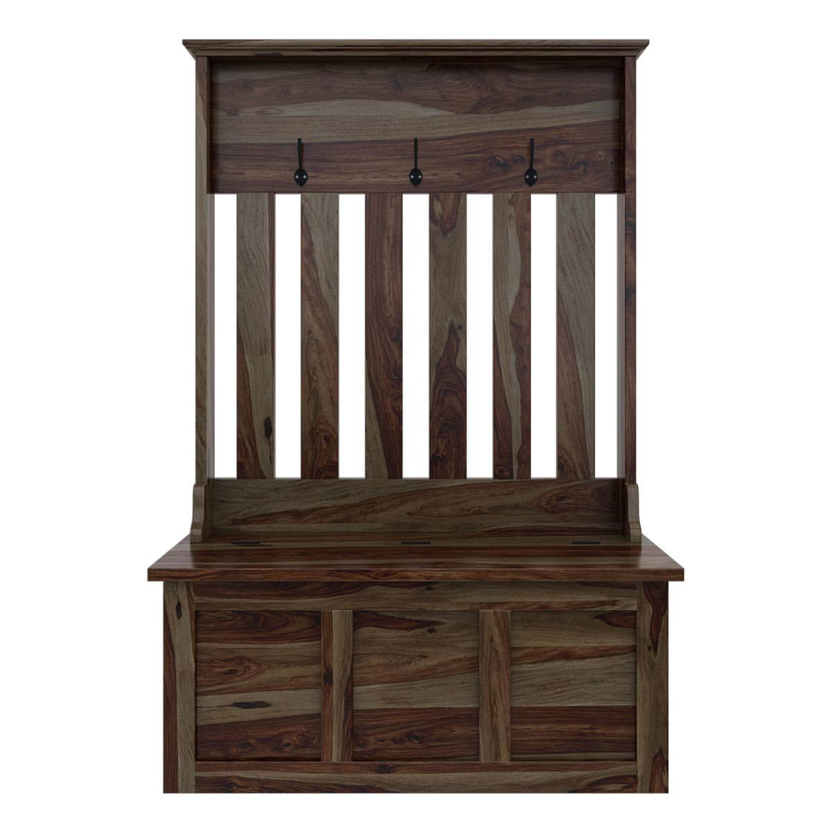 Corby Hall Tree with Storage Trunk - Ramgarh Crafts