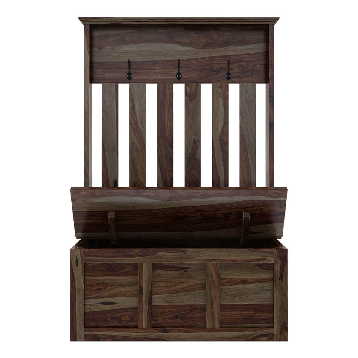 Corby Hall Tree with Storage Trunk - Ramgarh Crafts