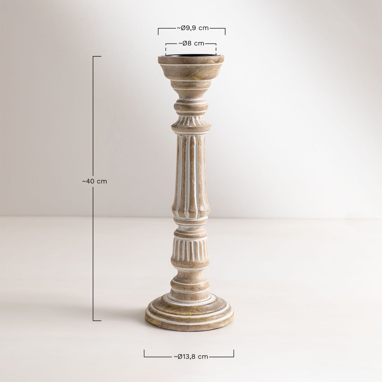 Set Of 2 Barbarian Candle Holder - Ramgarh Crafts
