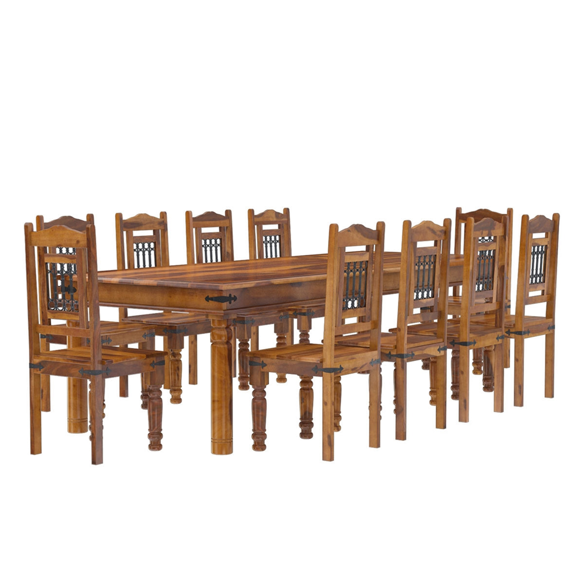 Spain Jali Dining Set 10 Seater - Ramgarh Crafts