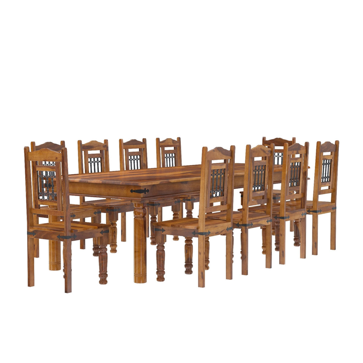 Spain Jali Dining Set 10 Seater - Ramgarh Crafts