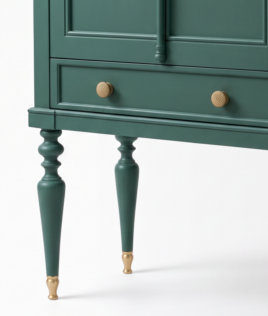 Moss Storage Cabinet Leg Detail View