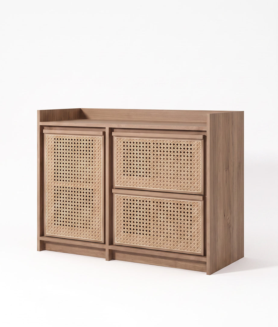 Barty Shoe Cabinet Rear Product View