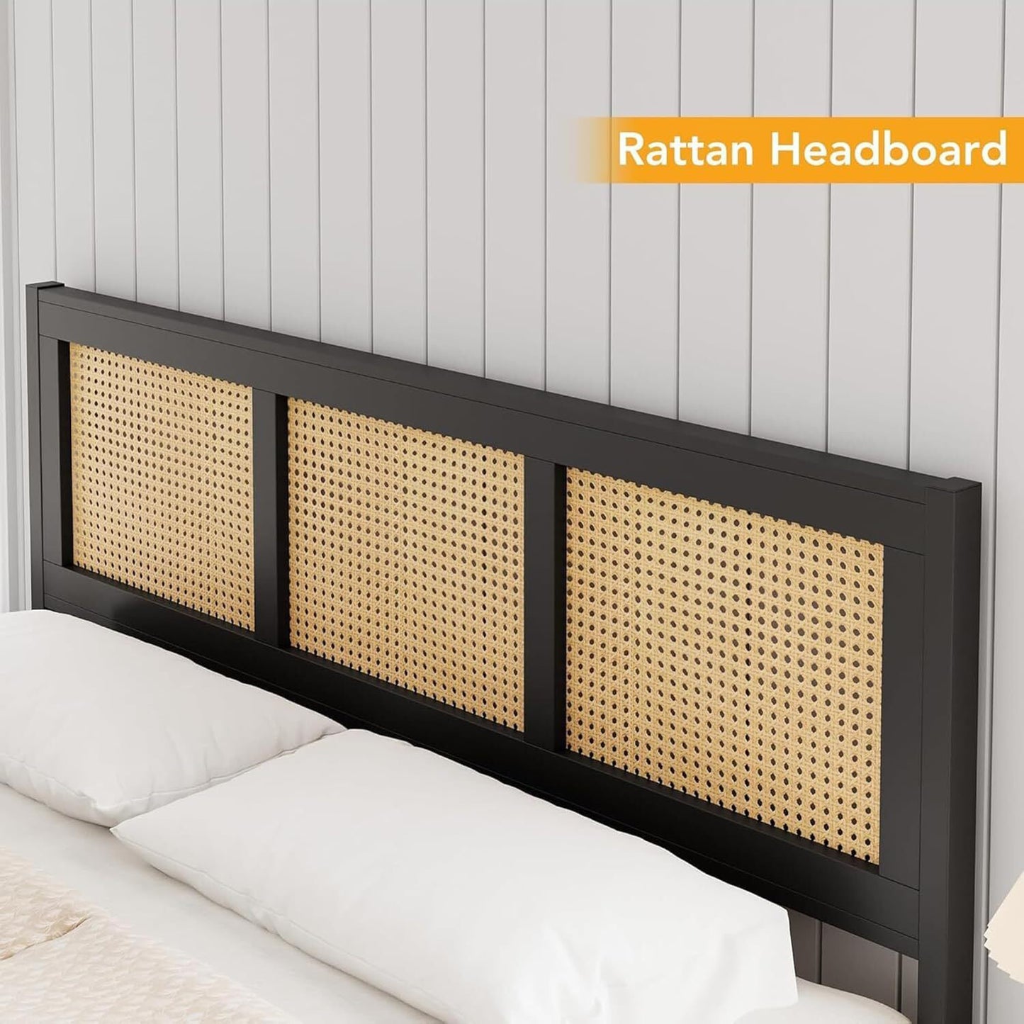 Bohemian Rattan Bed