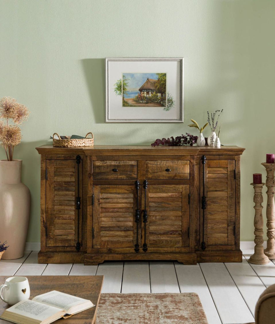 Buffet Solid Wood Sideboard - Ramgarh Crafts