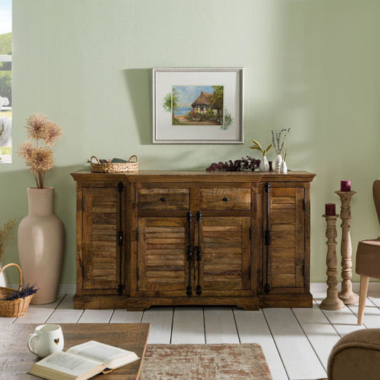 Buffet Solid Wood Sideboard - Ramgarh Crafts