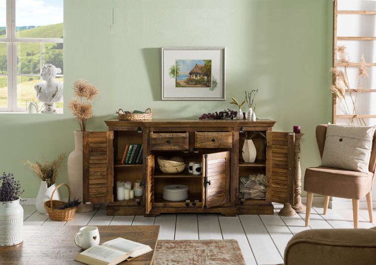 Buffet Solid Wood Sideboard - Ramgarh Crafts