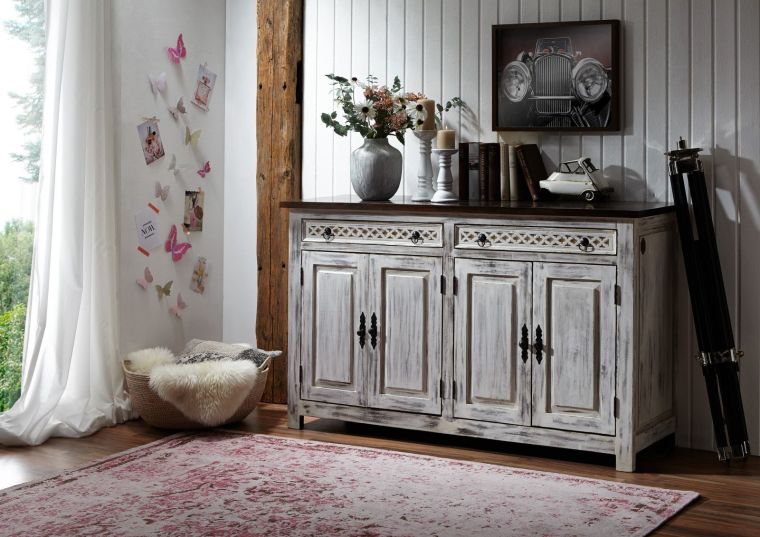 Castle Solid Wood Sideboard - Ramgarh Crafts