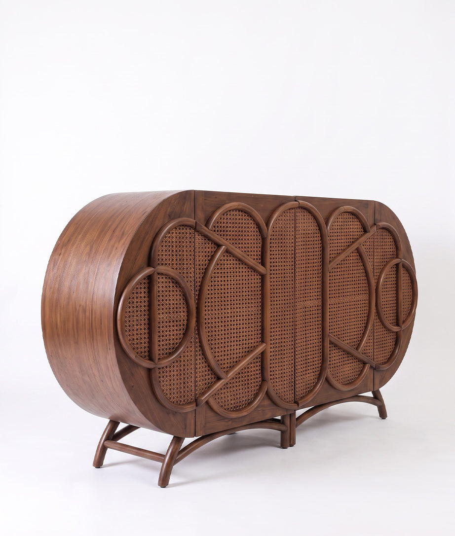 Crouch Shoe Cabinet Rear Product View