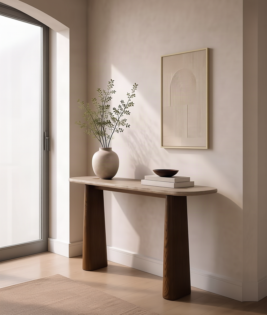 Elf Console Table Right Angle View