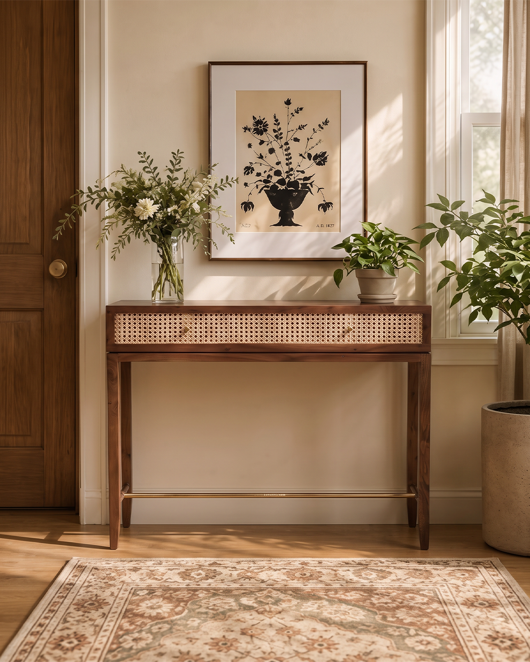 Elixir Console Table Front Angle View