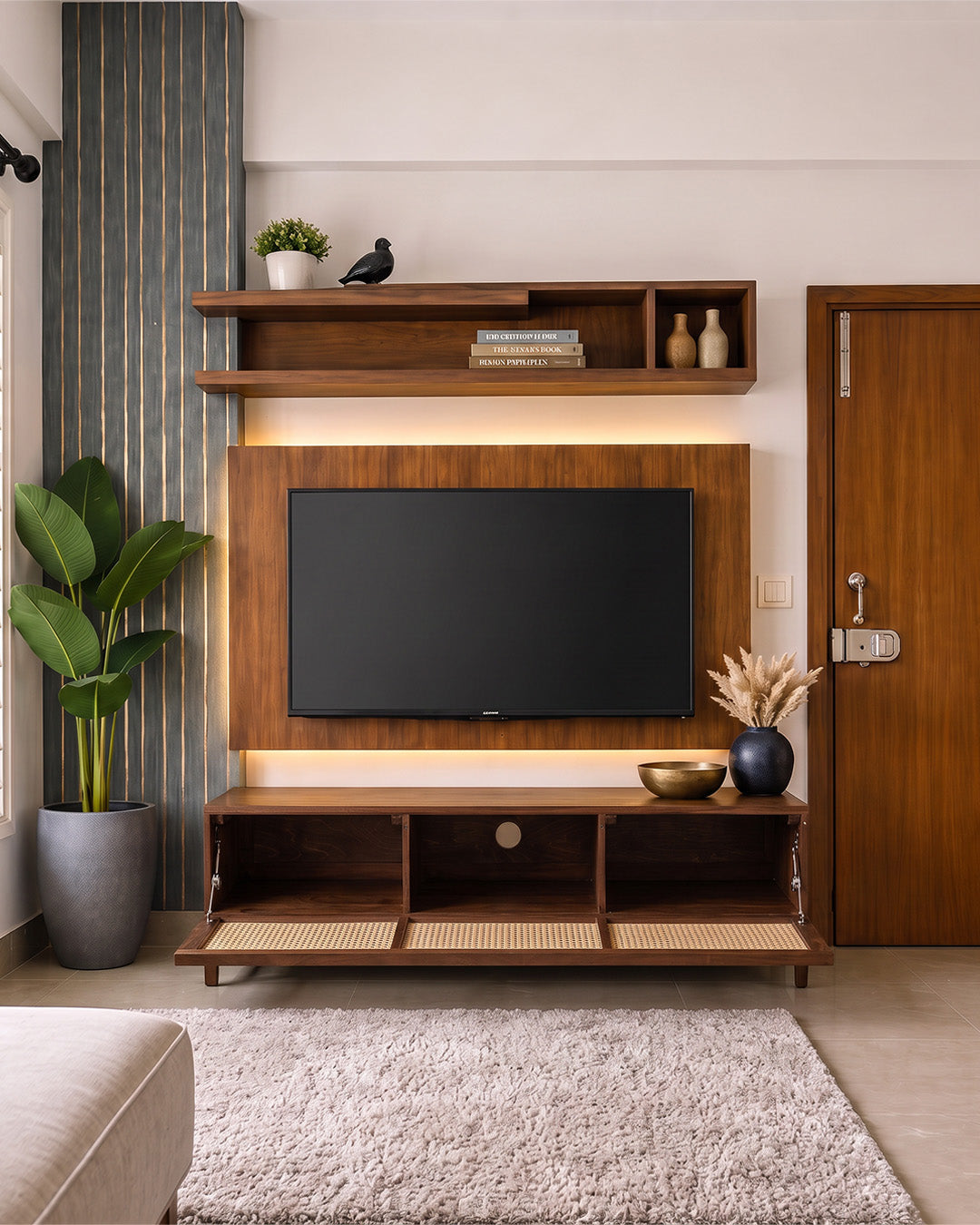 Elixir TV Unit with open storage
