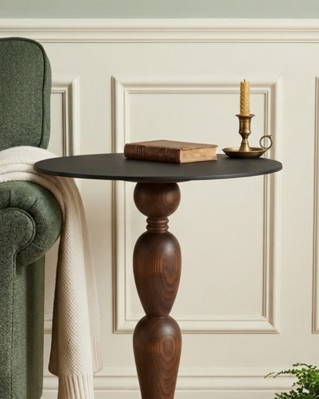 Lucan End Table Top Closeup View