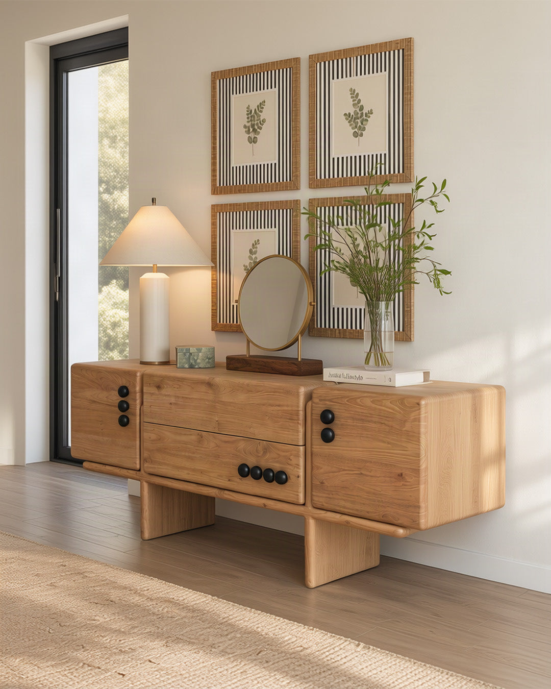 Lupin Storage Cabinet Right Rear Angle View