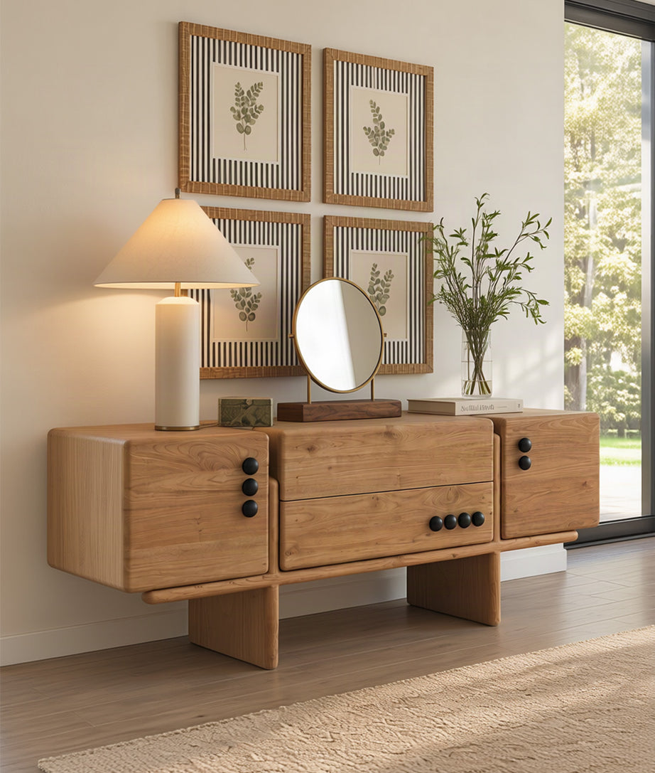 Lupin Storage Cabinet Left Rear Angle View