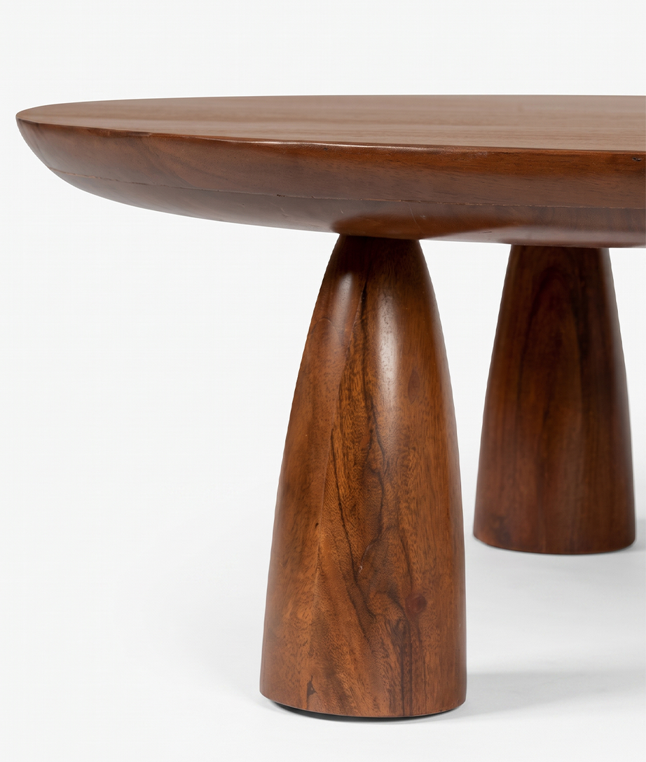 Mason Coffee Table close up Wooden Legs Detail View