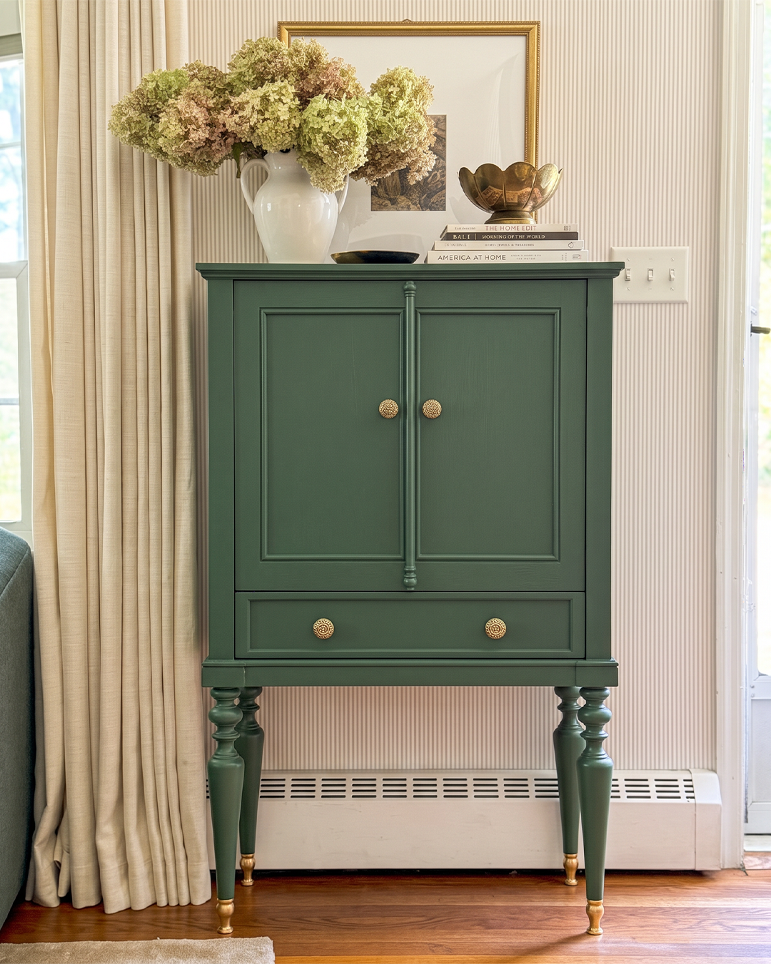 Moss Storage Cabinet Front Angle View