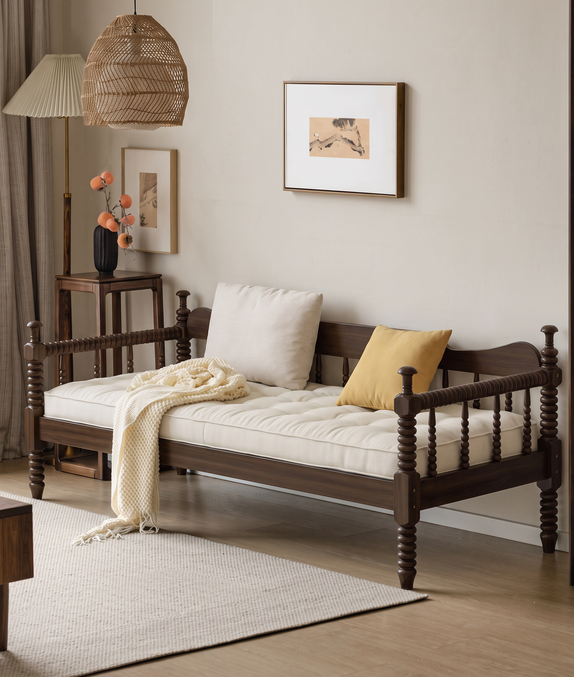 Nidra Day Bed Right Side Angle View