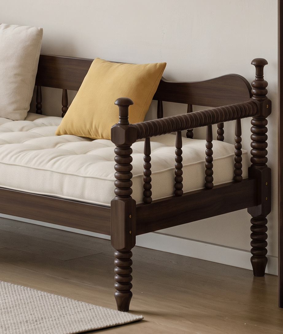 Nidra Day Bed Armrest Detail View