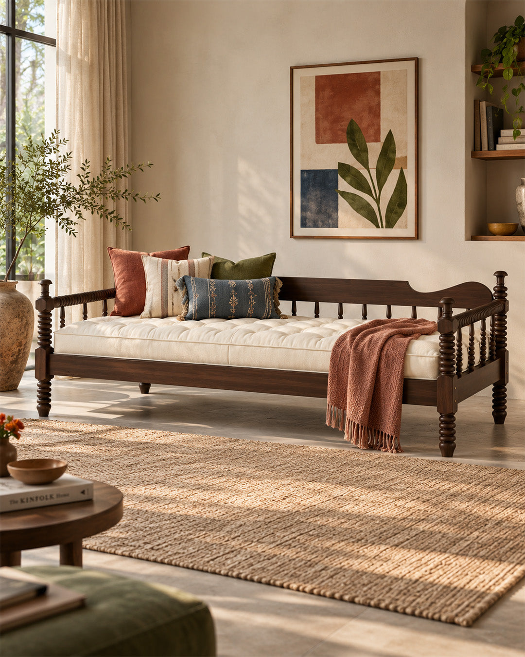 Nidra Day Bed Right Side Angle View