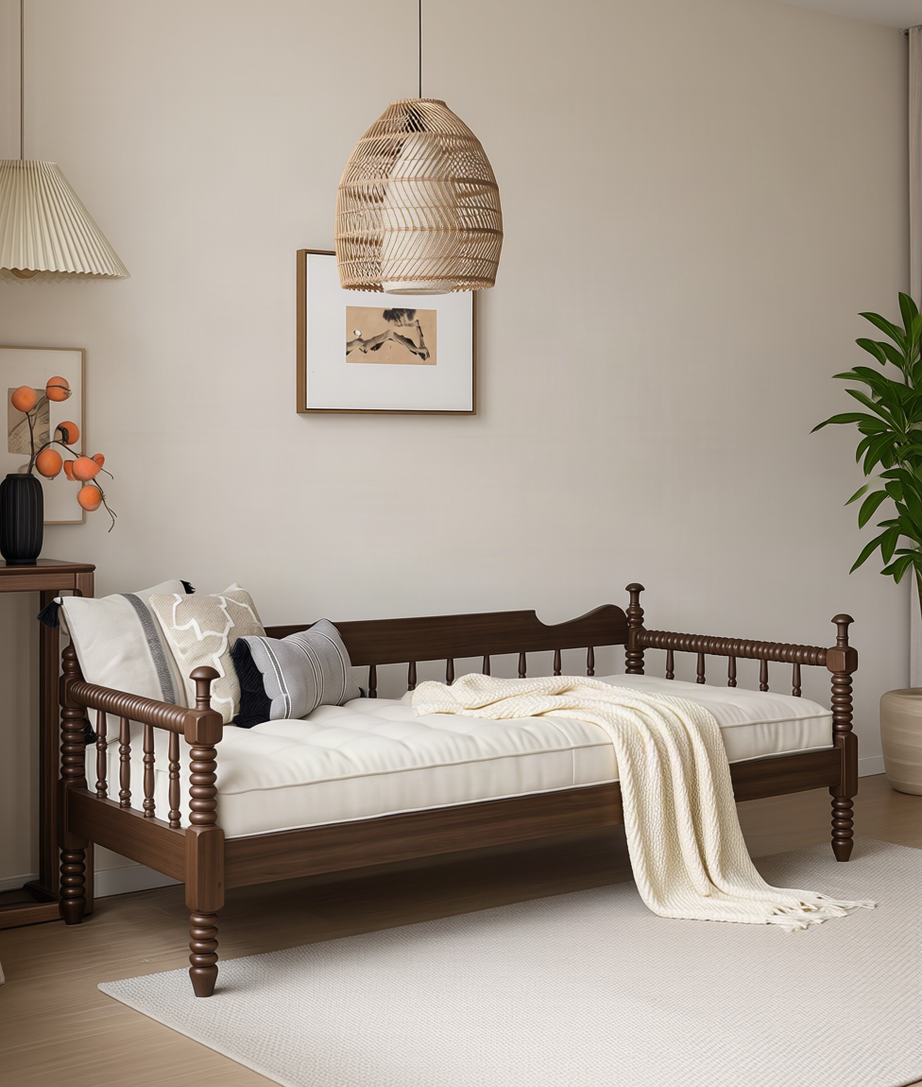 Nidra Day Bed Left Side Angle View
