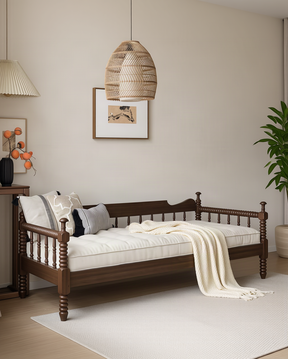 Nidra Day Bed Left Side Angle View