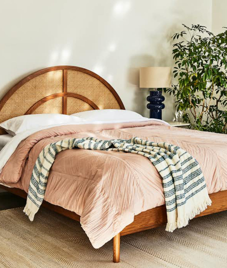 Richie Rattan Bed - Ramgarh Crafts