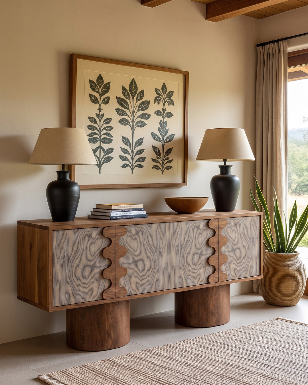 Sirius Sideboard Rear Angle View