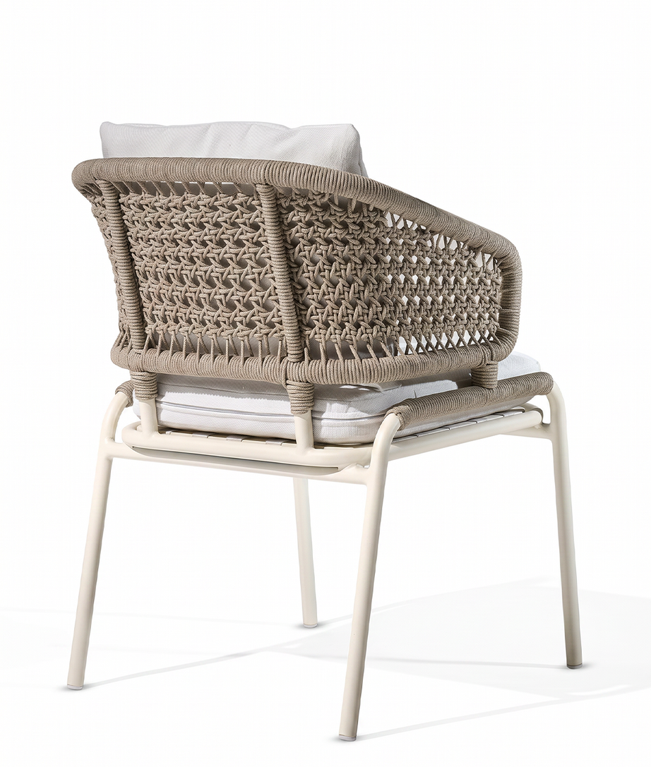 Solara Outdoor Chair Back Three-Quarter Angle Product View