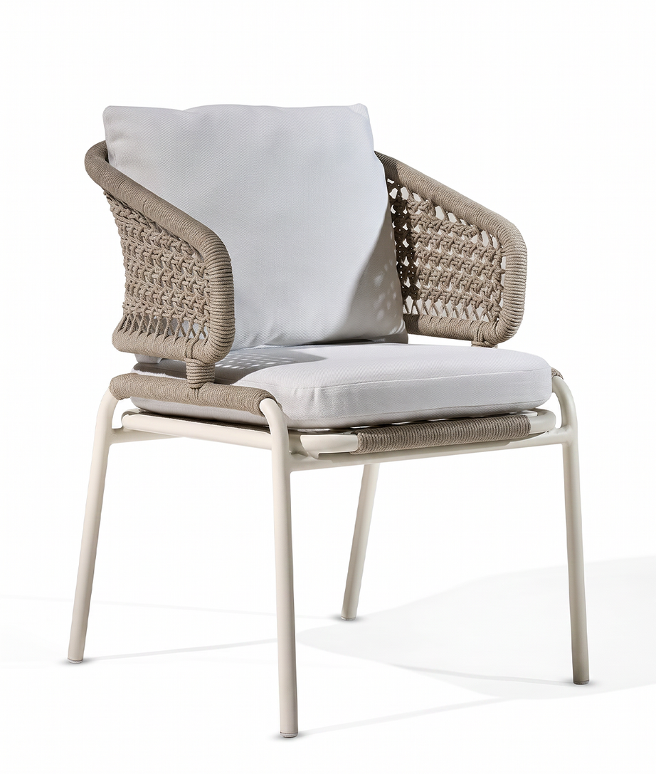 Solara Outdoor Chair Front Three-Quarter Angle Product View