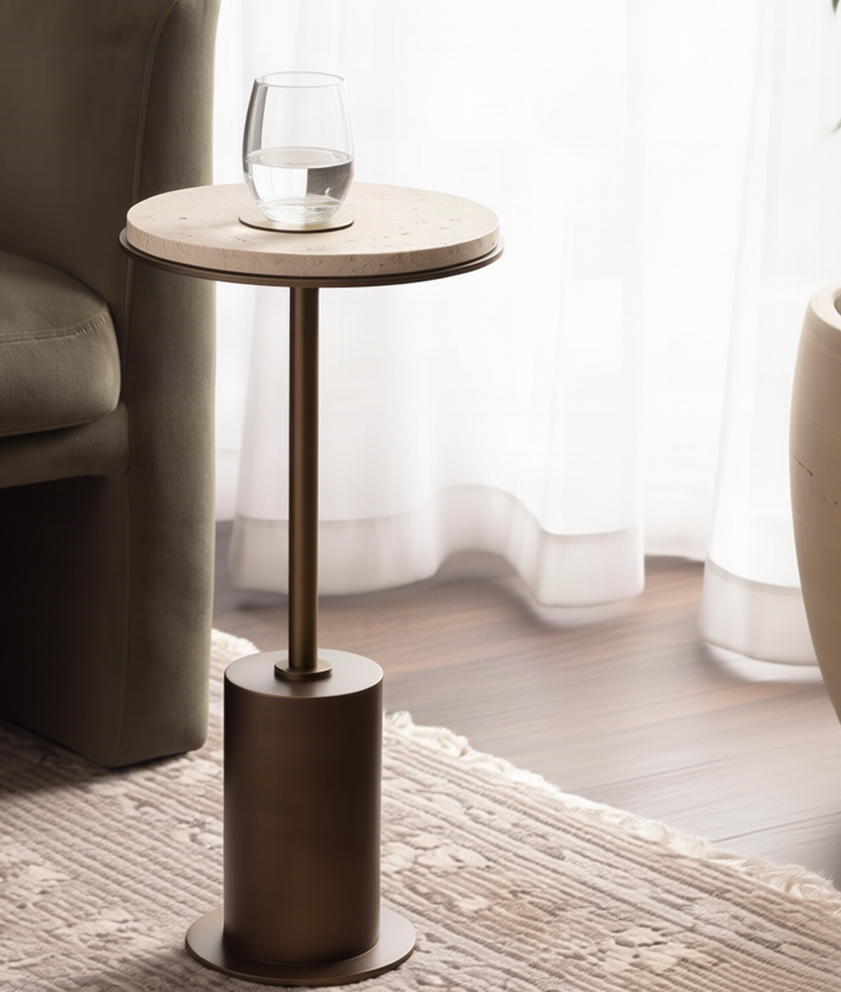 Tinsley End Table Rear Angle View