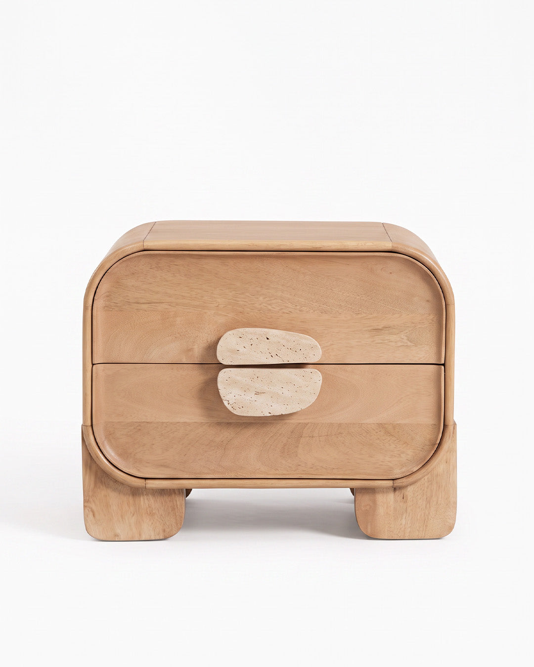 Trave Bedside Table Front Angle Product View
