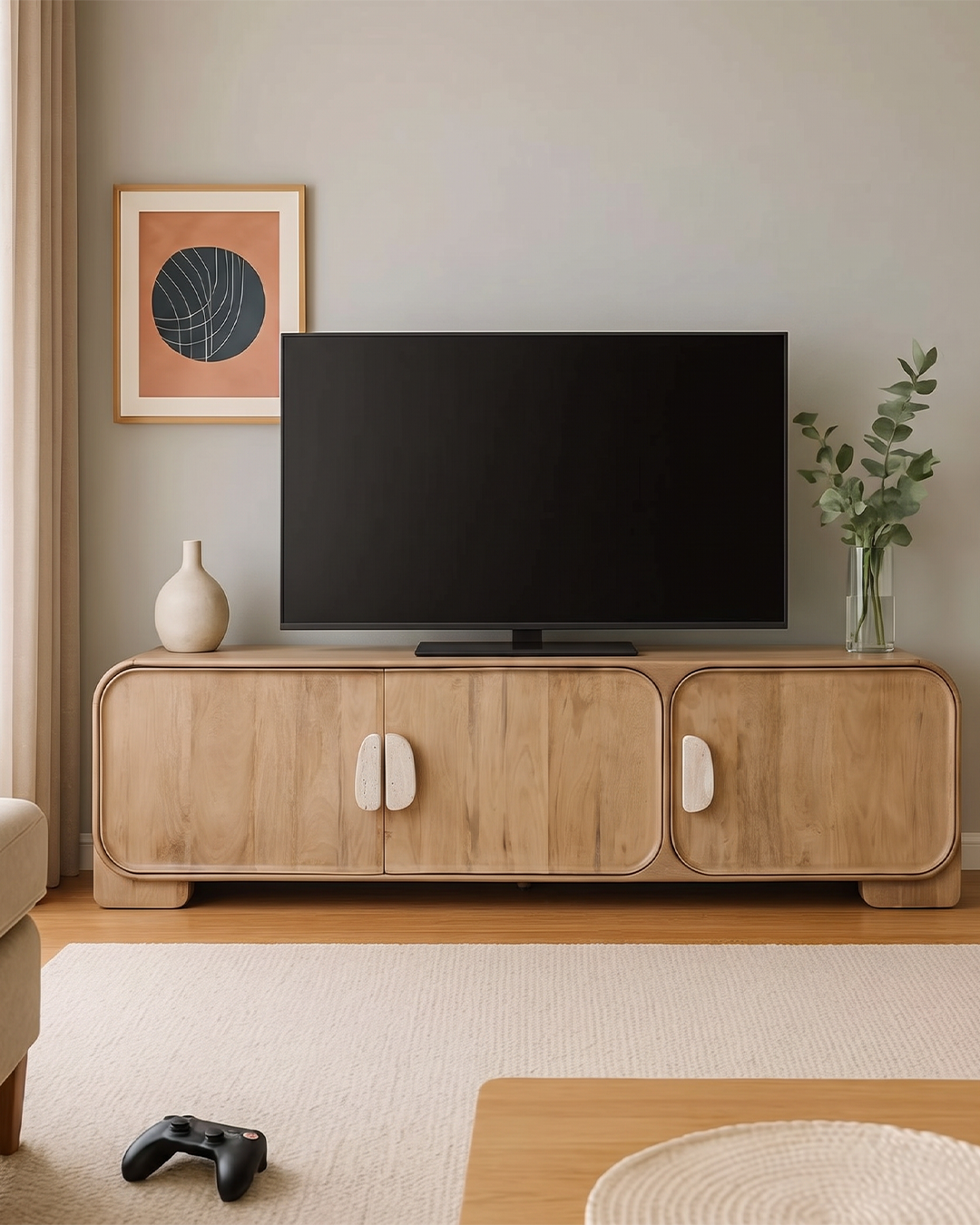 Trave TV Unit Front Angle View