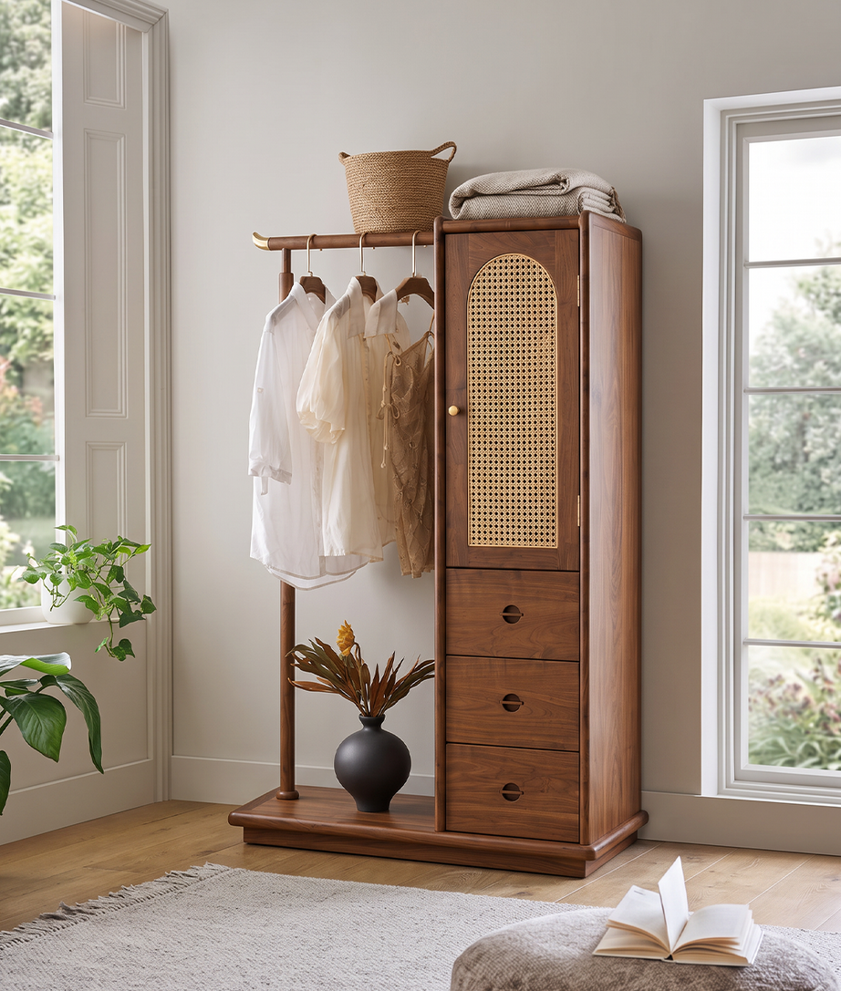 Veyra wardrobe 3-Quarter Angle View 