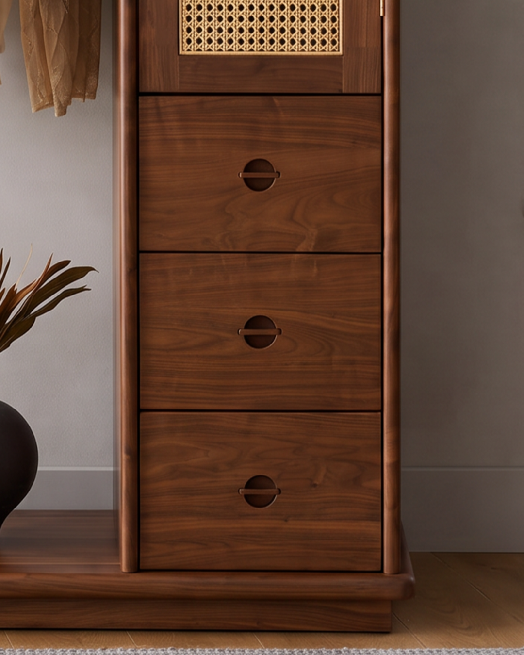 Veyra wardrobe Drawer Close Up Detailed View