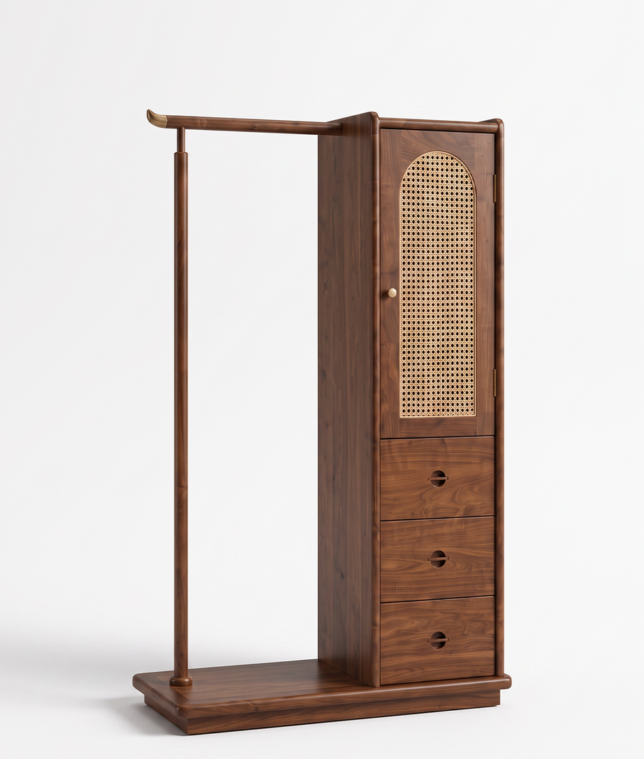 Veyra wardrobe 3 Quarter Product View