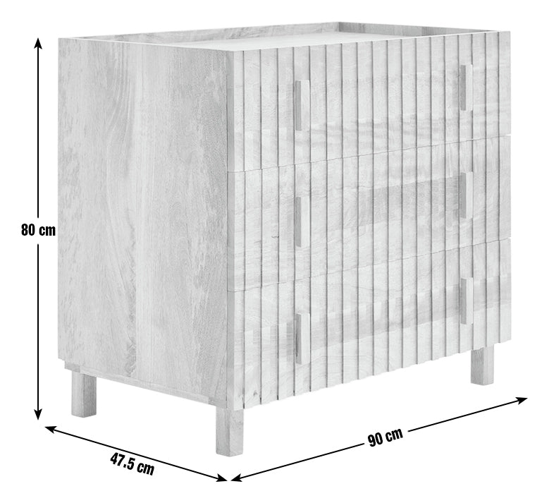 Wiener Chest of 3 Drawers