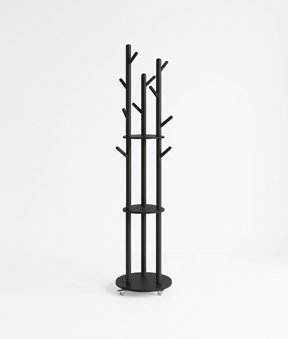 Yaxley Coat Stand Front Angle Product View