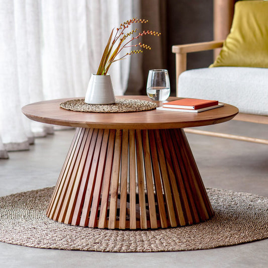 Barah Round Coffee Table - Ramgarh Crafts